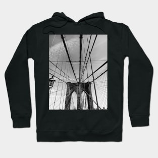 Brooklyn Bridge, New York City - Travel Photography Hoodie